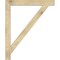 Ekena Millwork Traditional Block Rough Sawn Bracket, Douglas Fir, 4"W x 38"D x 46"H BKT04X38X46TRA05RDF - alternate 3
